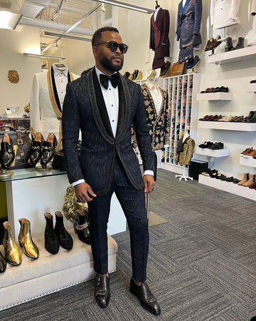 Aidase Unique Latest Classic Mens Suit One Button Tailor-Made Two-Pieces Jacket Pants Designer Formal Occasion Costume Made aidase-shop